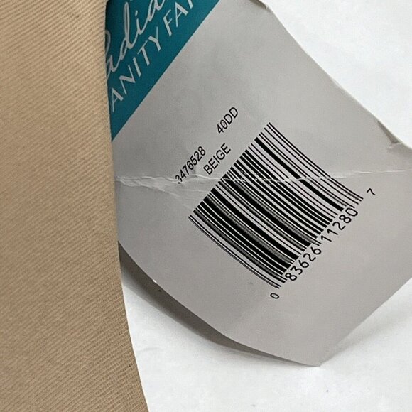 Radiant‎ by Vanity Fair Bra 40DD Beige Underwire Full Figure Back Support - Picture 4 of 5